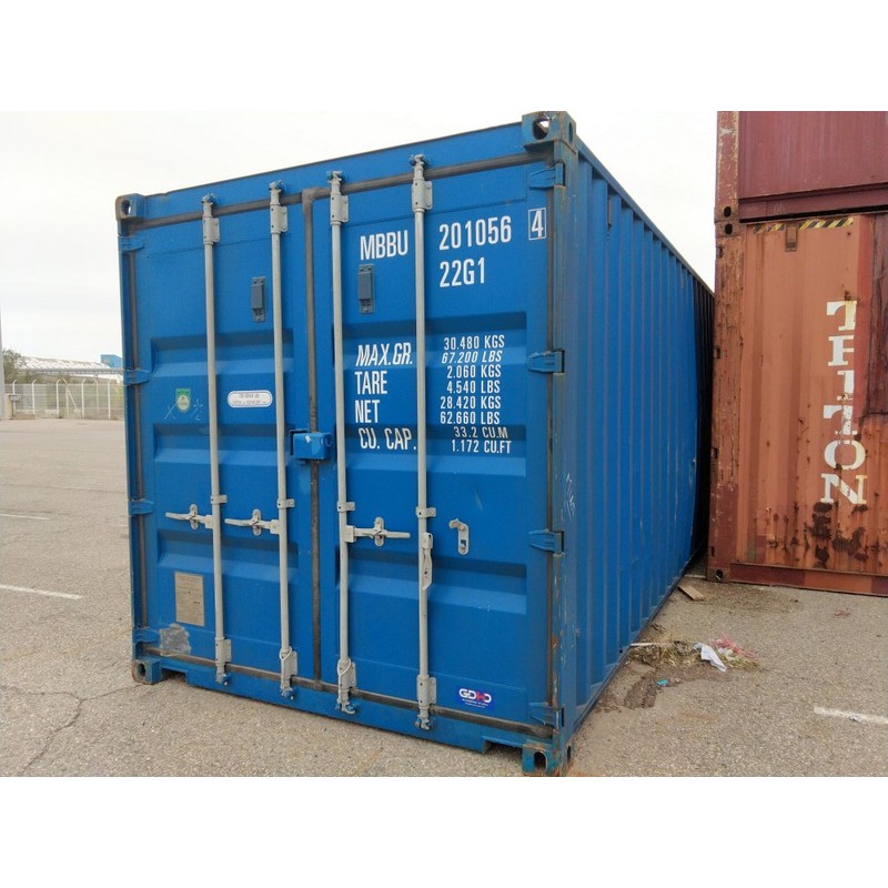 Drijvende kracht afwijzing Alternatief voorstel Gebruikte 20 voet high cube pallet brede container (Klasse B)